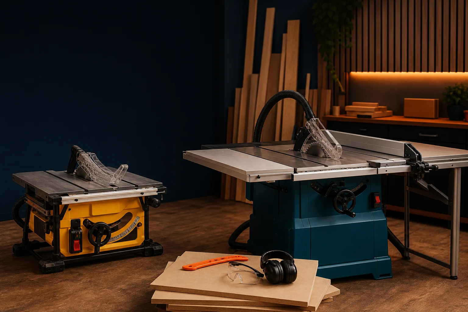 DeWalt DWE7470 vs Makita MLT100: qual serra de mesa comprar?